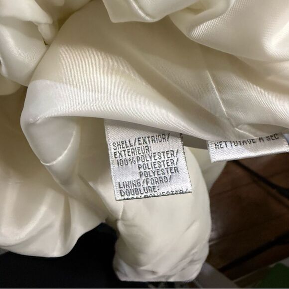 Vintage Jones wear Cream Crepe Single Button Blazer Jacket - Picture 11 of 11